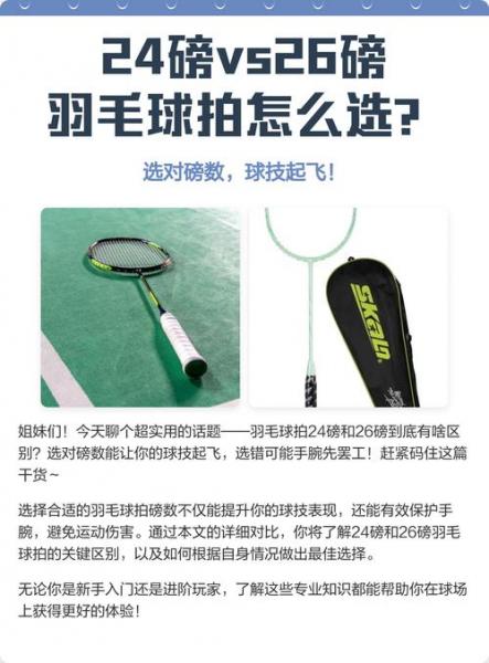 羽毛球拍横26竖25合理吗，羽毛球拍横竖差几磅手感好？